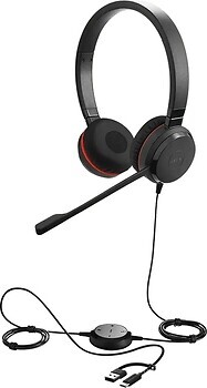 Фото Jabra Evolve 30 II MS Stereo Type-C/Type-A Black (5399-823-369)