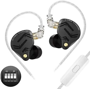 Фото KZ Knowledge Zenith ZS12 Pro X Tuning Mic Black