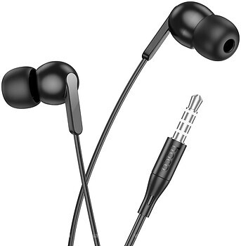 Фото Hoco M124 Wide with Mic 3.5 mm Black