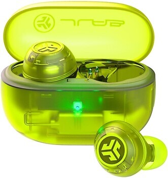 Фото JLab Audio Go Pop ANC Transparent Neon Green