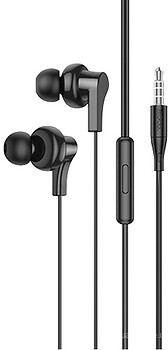 Фото Hoco M114 with Mic 3.5 mm Black