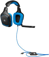 Фото Logitech G430 Surround Sound Gaming Headset Black/Blue (981-000537)