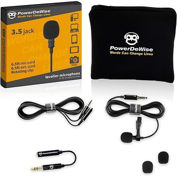 Фото Powerdewise Lavalier Lapel Microphone (X001S5RMNF)