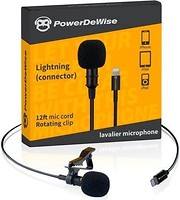 Фото Powerdewise Lavalier Lapel Microphone Lightning (X002CFEIRX)