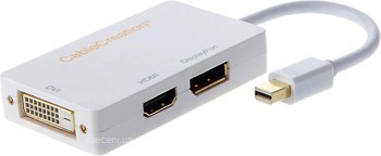 Фото CableCreation Mini DisplayPort - HDMI / DVI / Display Port Adapter (CD0016)