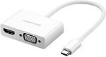 Фото Ugreen CM303 USB-C - HDMI / VGA Black
