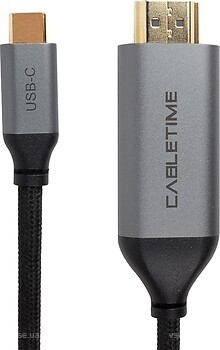Фото Cabletime USB Type-C - HDMI 1.8m (CA913350)