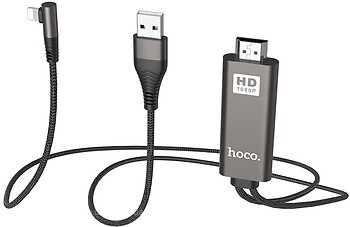 Фото Hoco UA14 Lightning - HDMI 2m