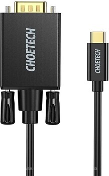 Фото Choetech USB Type-C - VGA 1.8m (XCV-1801-BK)