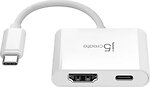 Фото j5create USB Type-C - USB Type C/HDMI (JCA152-N)