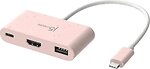 Фото j5create USB Type C - HDMI/USB Type C/USB (JCA379ER-N)