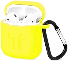Фото EGGO Silicone Case for AirPods Yellow (20796)