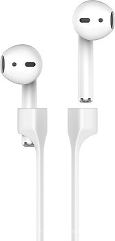 Фото Ahastyle Earphone Magnetic Strap for Apple AirPods White (AHA-01740-WHT)