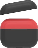 Фото Ahastyle Silicone Duo Case for Apple AirPods Pro Black/Red (AHA-0P200-BBR)