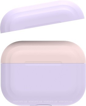 Фото Ahastyle Silicone Duo Case for Apple AirPods Pro Lavender/Pink (AHA-0P200-LLP)
