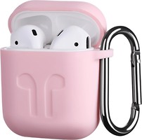 Фото 2E Pure Color Imprint Silicone Case 1.5 mm for Apple AirPods Light Pink (2E-AIR-PODS-IBSI-1.5-LPK)