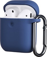 Фото 2E Pure Color Silicone Case 3.0 mm for Apple AirPods Navy (2E-AIR-PODS-IBPCS-3-NV)