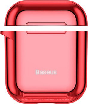 Фото Baseus AirPods Shining Hook Case Red