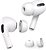 Фото Ahastyle Silicone Tips for Apple AirPods Pro White (AHA-0P991-WS2)