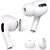 Фото Ahastyle Silicone Tips for Apple AirPods Pro White (AHA-0P991-WM2)