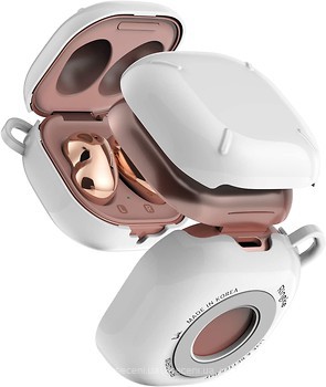 Фото Ringke TPU Shockproof With Belt for Samsung Galaxy Buds Live/Pro White (RCS4812)