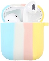 Фото Epik AirPods Silicone Case Colorfull Blue/Yellow