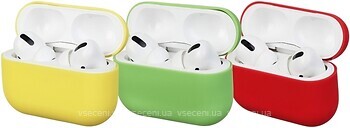 Фото ArmorStandart 3 Silicone Cases for Apple AirPods Pro Grass Green/Red/Yellow