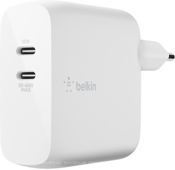 Фото Belkin GAN Dual USB-C (WCH003VFWH)