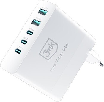 Фото 3mk Hyper Charger 140W (GaN-2A3C-140-W)