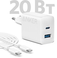 Фото Anker PowerPort 312 20W USB Type-C Cable (B2348G21)