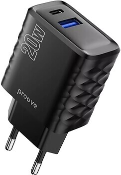 Фото Proove Speed Surge 20W USB + Type-C Black (WCSS20120001)