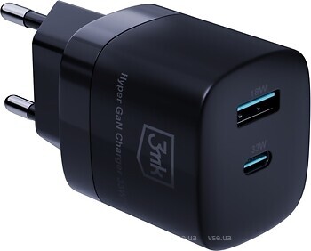 Фото 3mk Hyper GaN Charger 33W Black