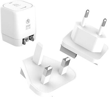 Фото Adam Elements Omnia P3 USB-C 33W Compact Wall Charger White (APAADP3WH)