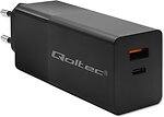 Фото Qoltec GaN Power Pro Charger 1xUSB-C 1xUSB-A 100W (52382)