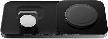 Фото Nomad Base One Max Qi2 3-in-1 Charging Hub 3rd Gen Carbide