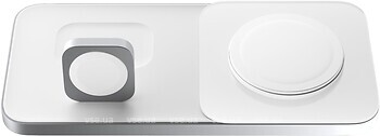 Фото Nomad Base One Max Qi2 3-in-1 Charging Hub 3rd Gen Silver