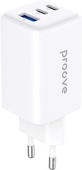 Фото Proove Pocket GaN 65W 2 Type-C + USB White (WCPG65121202)