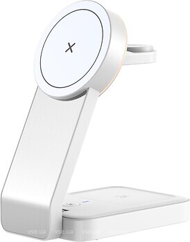 Фото X-Kom Alu MagCharger 3in1 White (XA003)