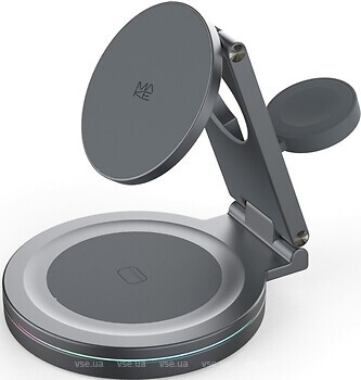 Фото MakeFuture Qi2 3in1 15W PS2 (MQI-P101BL)