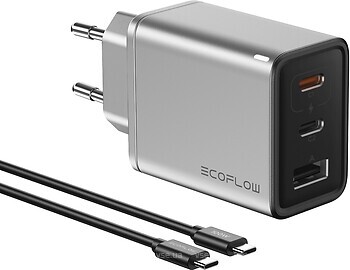 Фото EcoFlow Rapid 65W GaN Charger USB Type-C Cable (EFA-65W-GAN-CHARGER-EU)