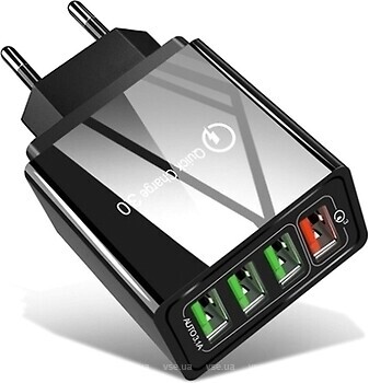 Фото Xiamen 4 USB Super Charge/Quick Charge Black (PH050563)