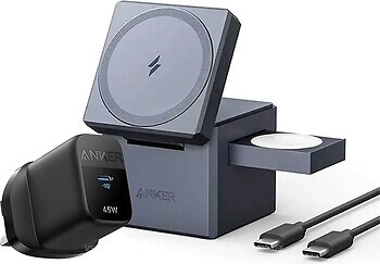Фото Anker 3-in-1 Cube with MagSafe (Y1811G11)