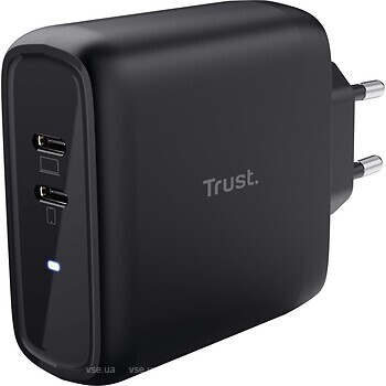 Фото Trust Maxo 65W 2xUSB-C PD Black (25380)