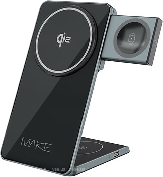 Фото MakeFuture Qi2 3in1 15W PS3 (MQI-P102WH)