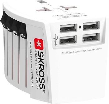 Фото Skross MUV USB 4xA (1.302961)
