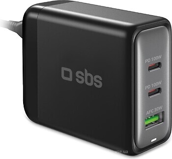 Фото SBS GaN Station GaN 2xUSB-C 1xUSB-A 100W (TECHGSTUSB2C100W)