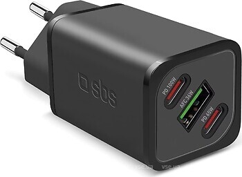 Фото SBS NanoTube GaN PD100W 2xUSB-C USB-A (TETRGANUSB2CPD100W)