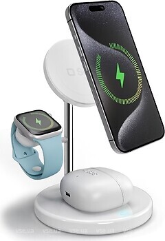 Фото SBS Qi2 3x1 Wireless Charging Station (TEWIR3IN1QI2MFI)
