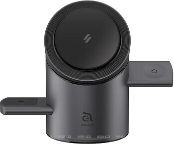 Фото Adam Elements Mag Tube Qi2 3-in-1 Intelligent Charging Station