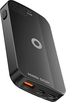 Фото Mobile Origin 65W GaN III Slim Charger Dual Black (GAN-65W-SLM-BLK)